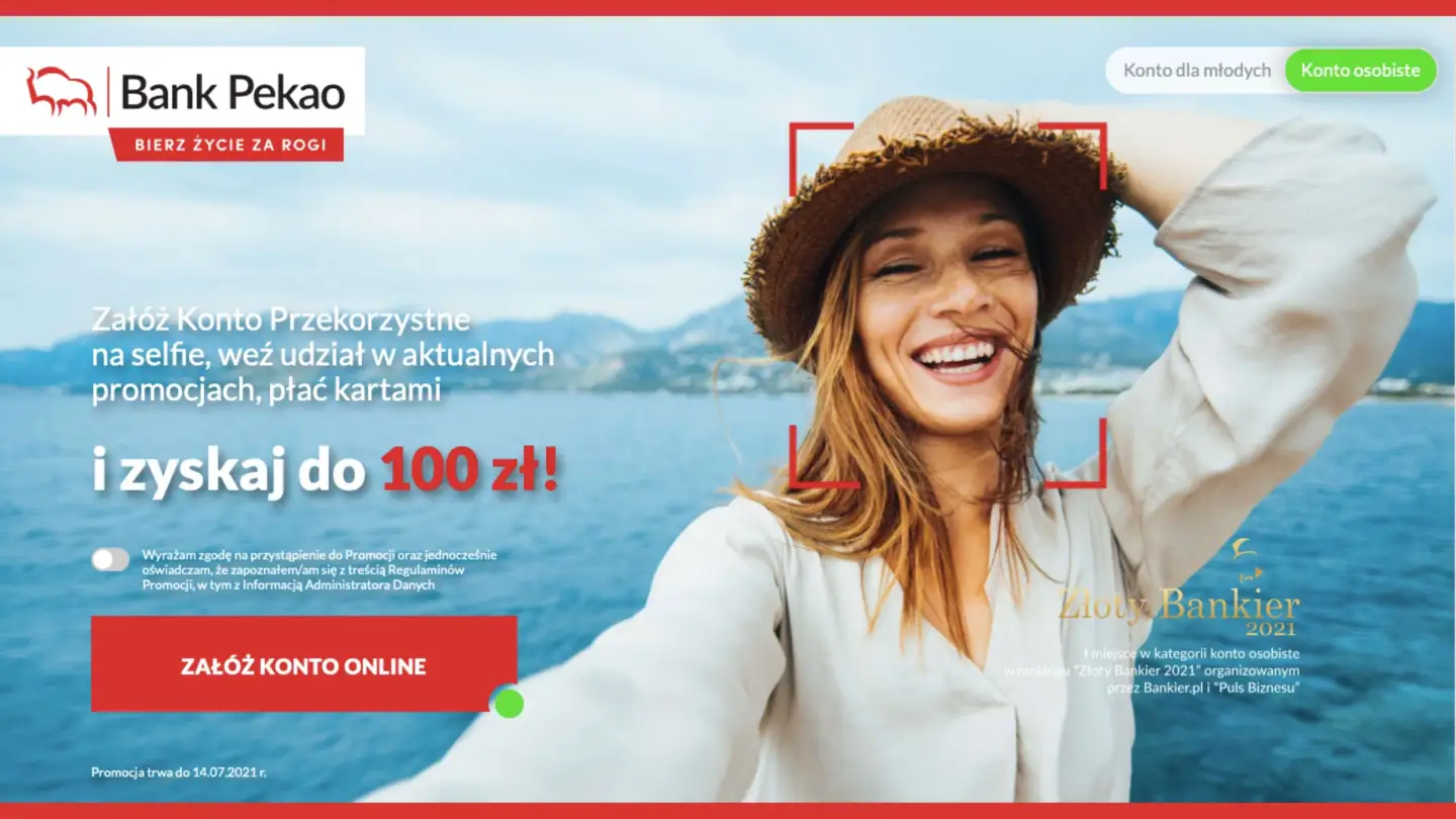Pekao 100 zł dla Ciebie