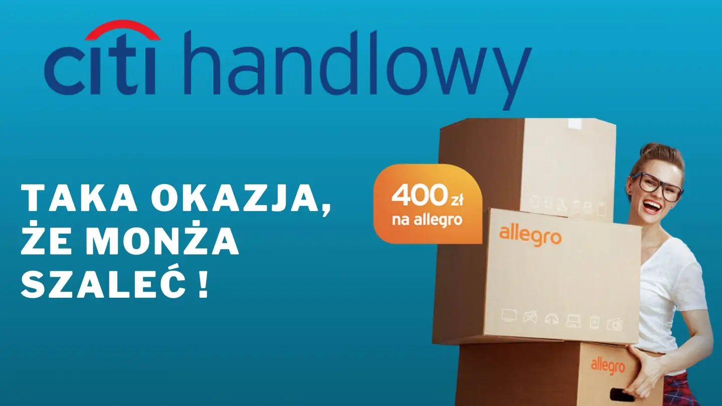 City Handlowy - 400 zł do Allegro