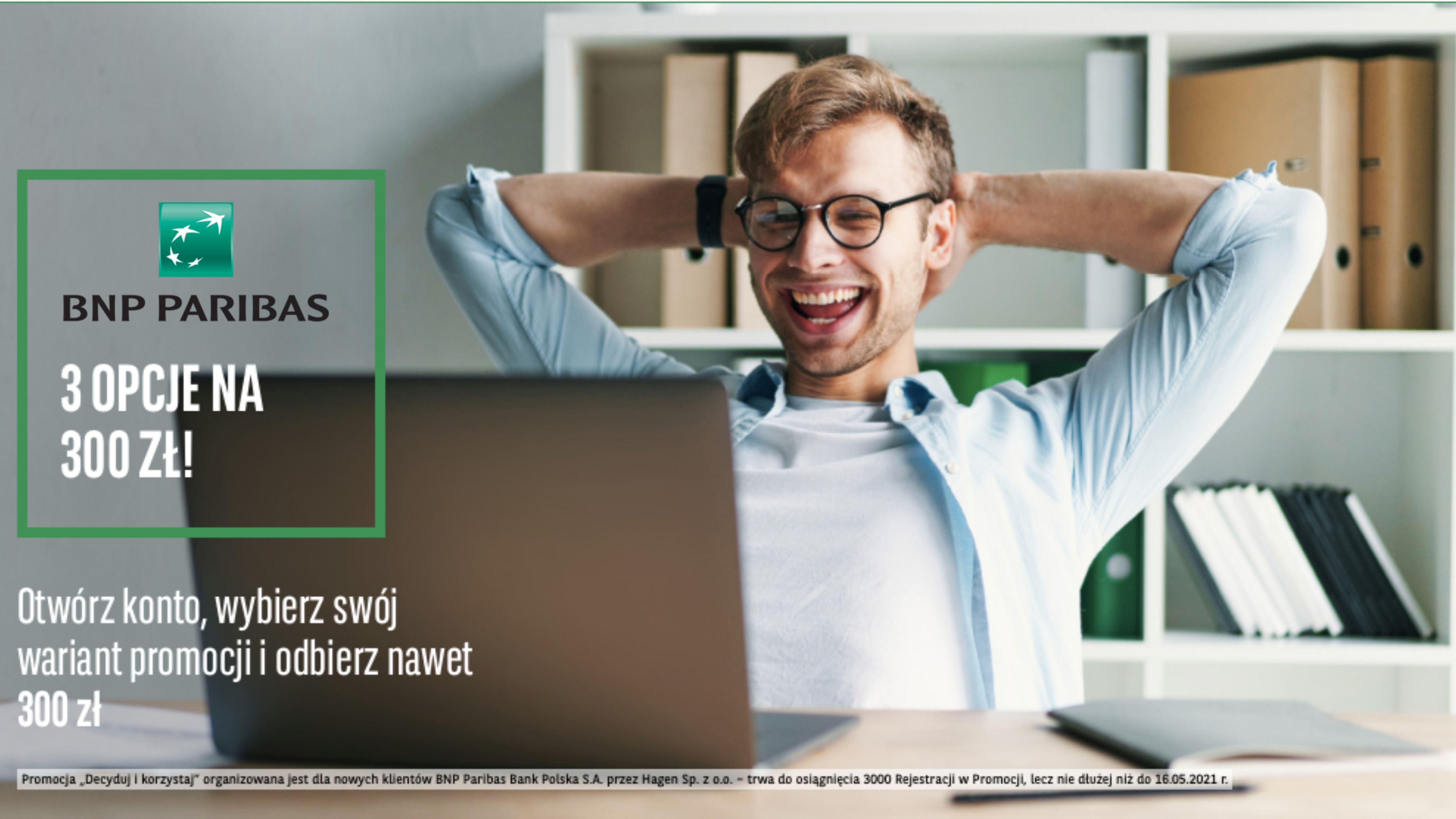 BNP -  3 opcje na 300 zł