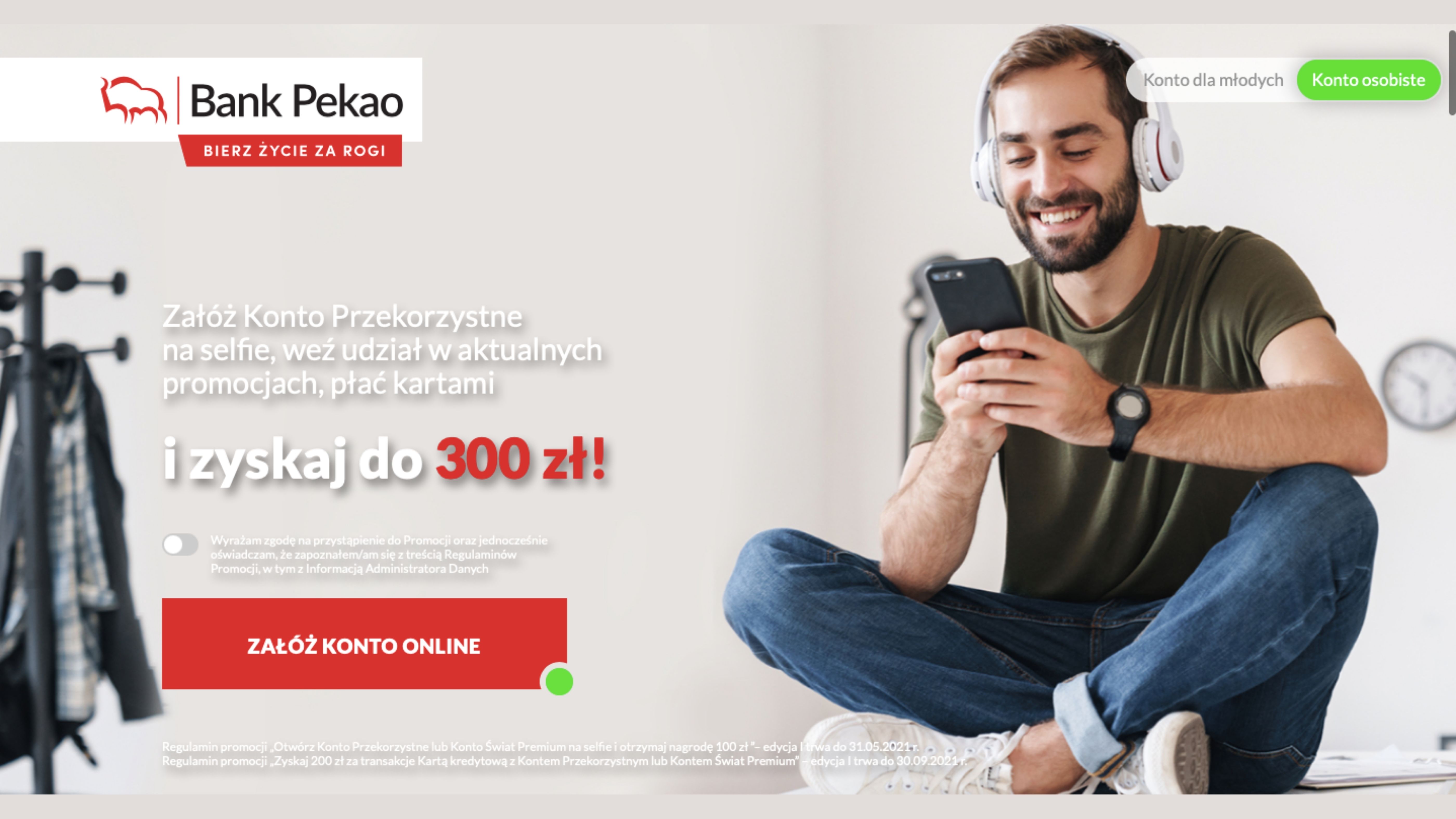 Pekao 300 zł dla Ciebie