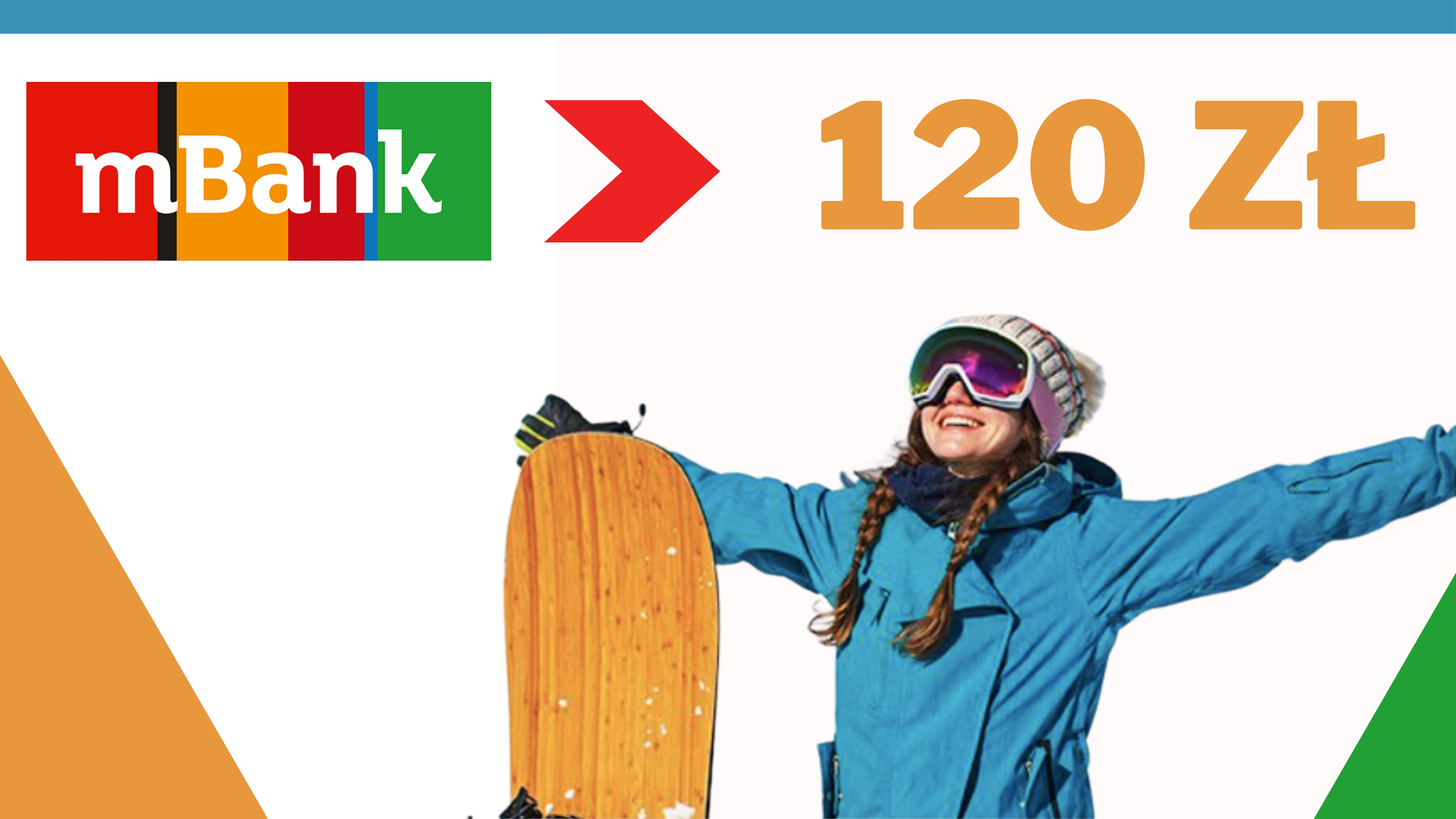 Kolejna SUPER akcja 120 zł z Mbank !