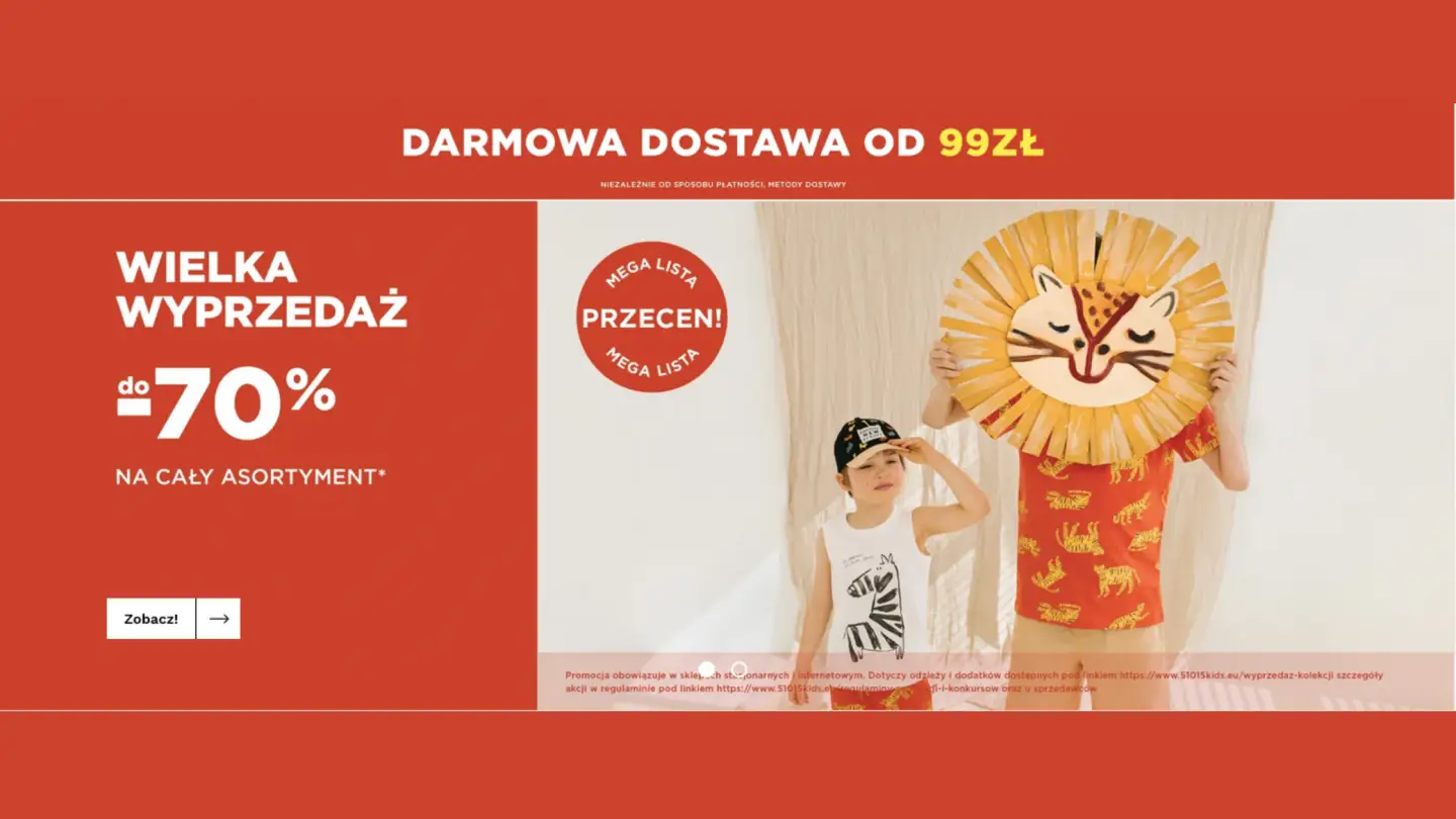 Wielka wyprzedaż w 5.10.15