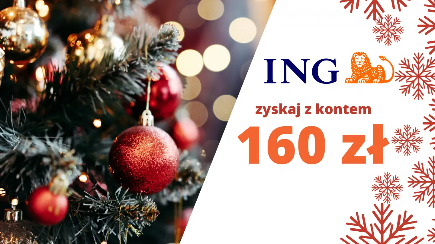 Zyskaj z ING do 160 zł
