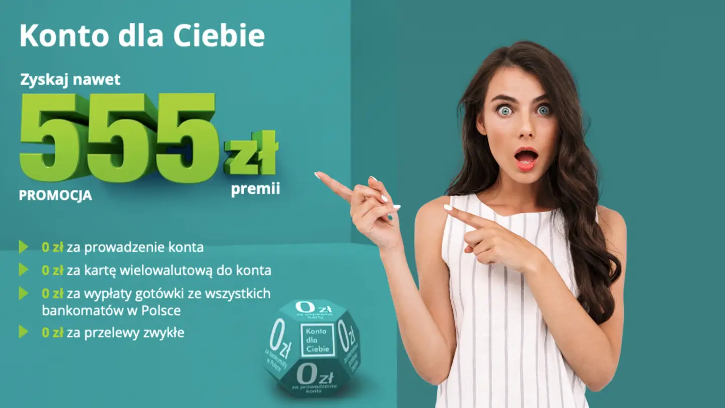 Credit Agricole - nawet do 555 zł dla Ciebie