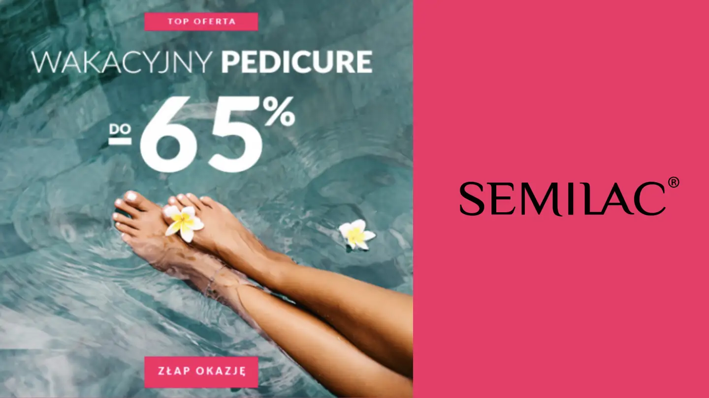 -70% lakiery hybrydowe z Semilac
