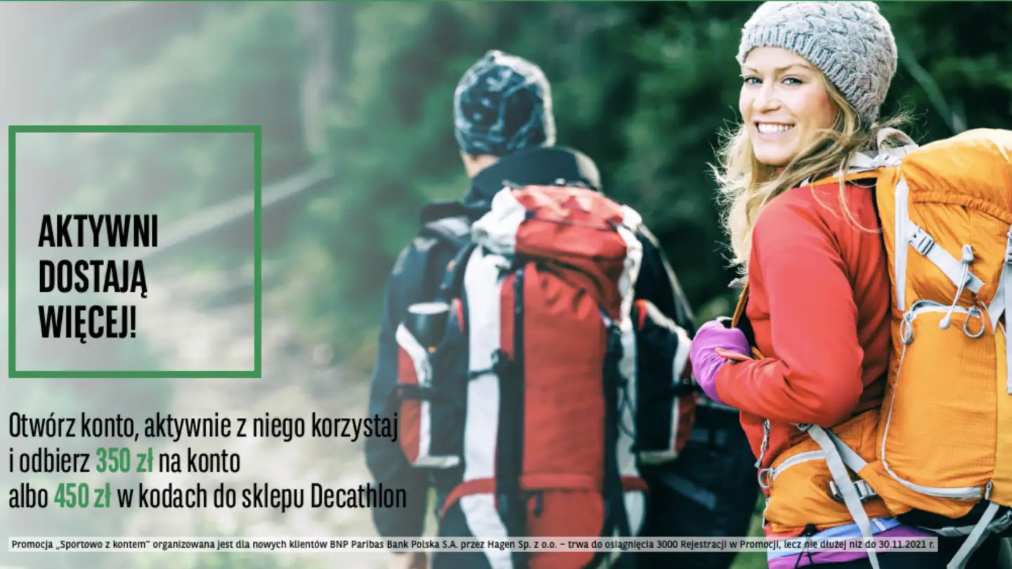 BNP - zdobądź 350 zł lub 450 zł!