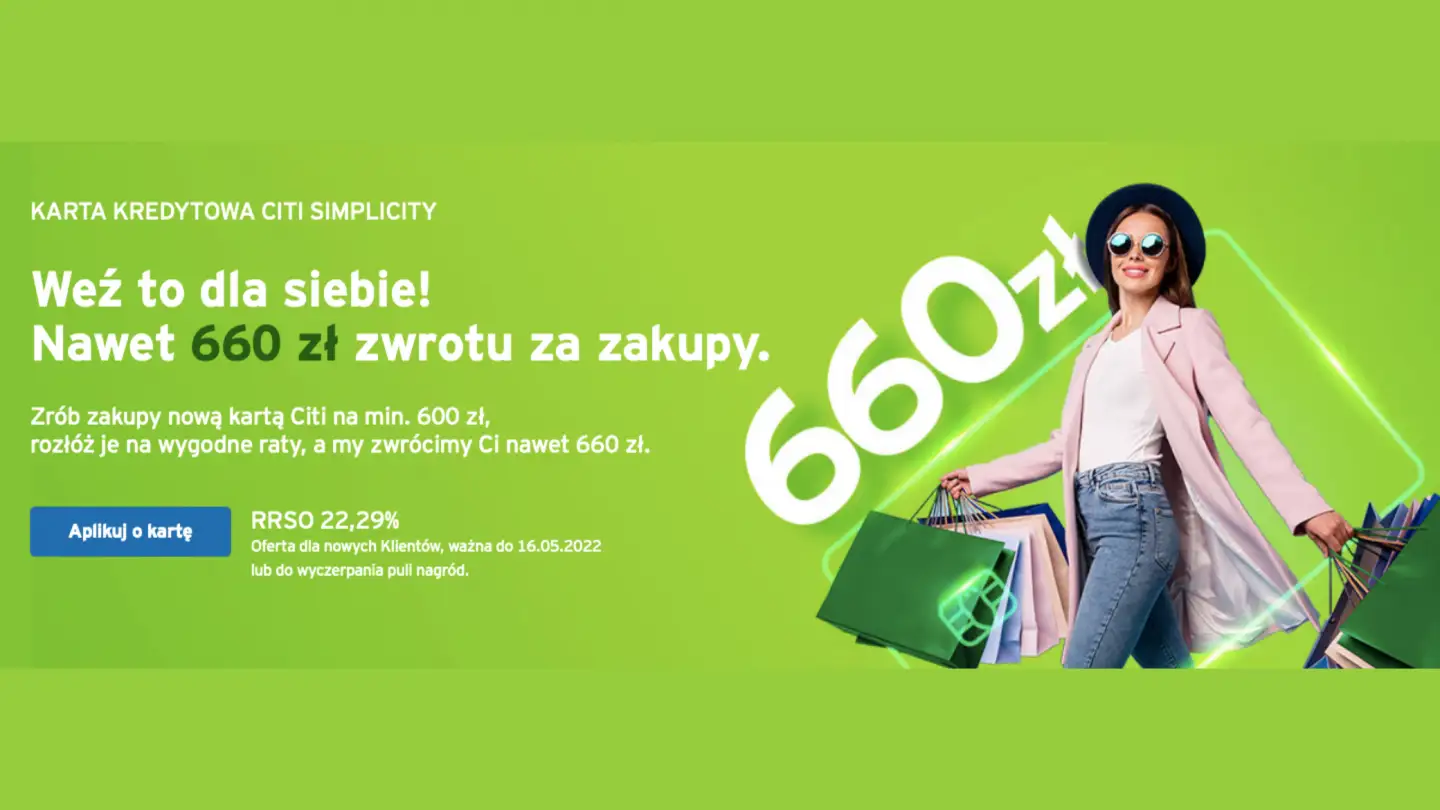 City Handlowy - 660 zł zwrotu