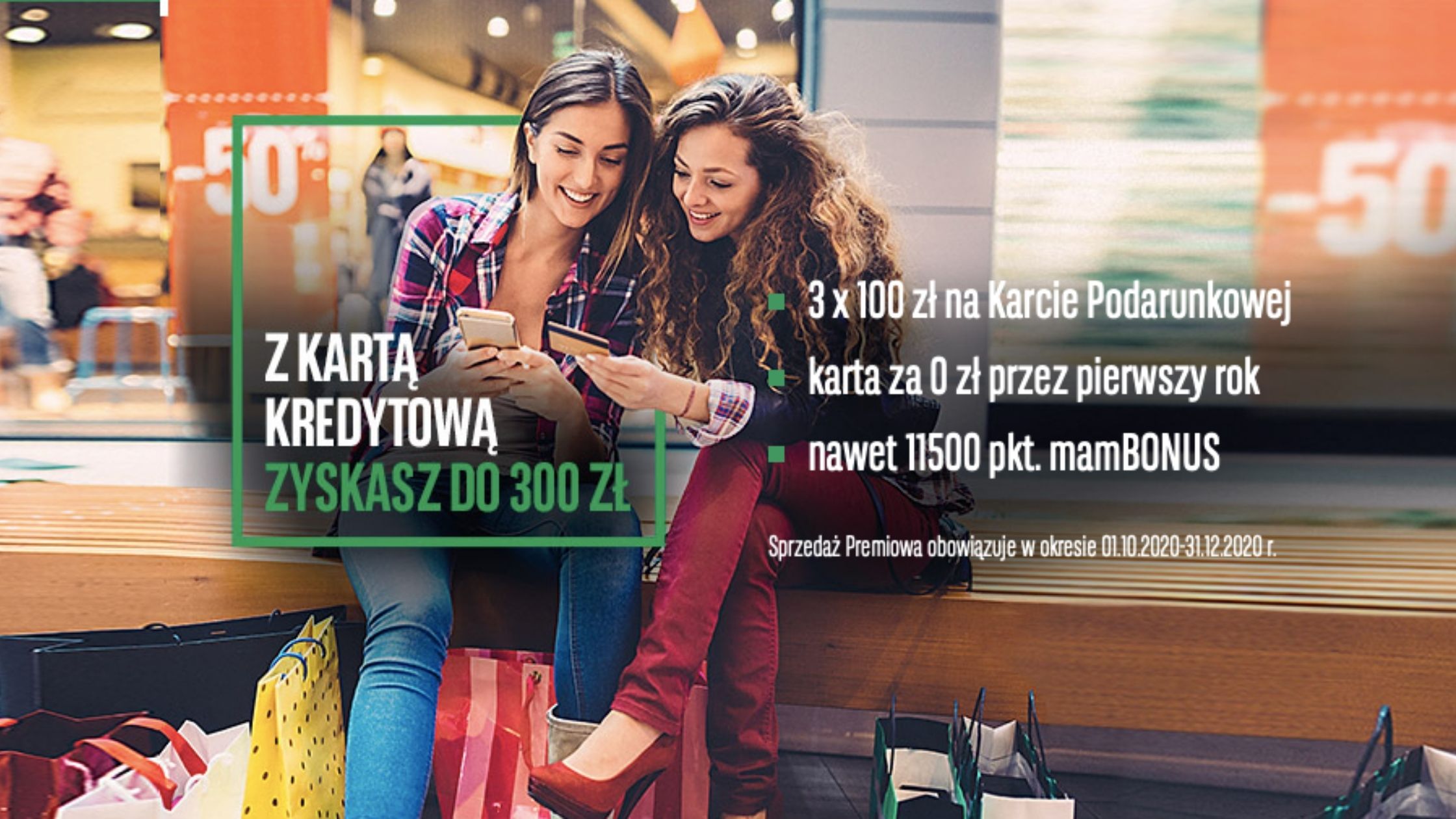 BNP - zyskaj z kartą kredytowa do 300 zł