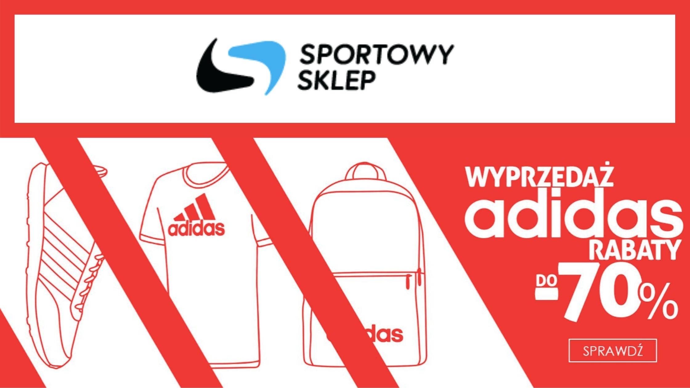 Adidas -wyprzedaż do -70%