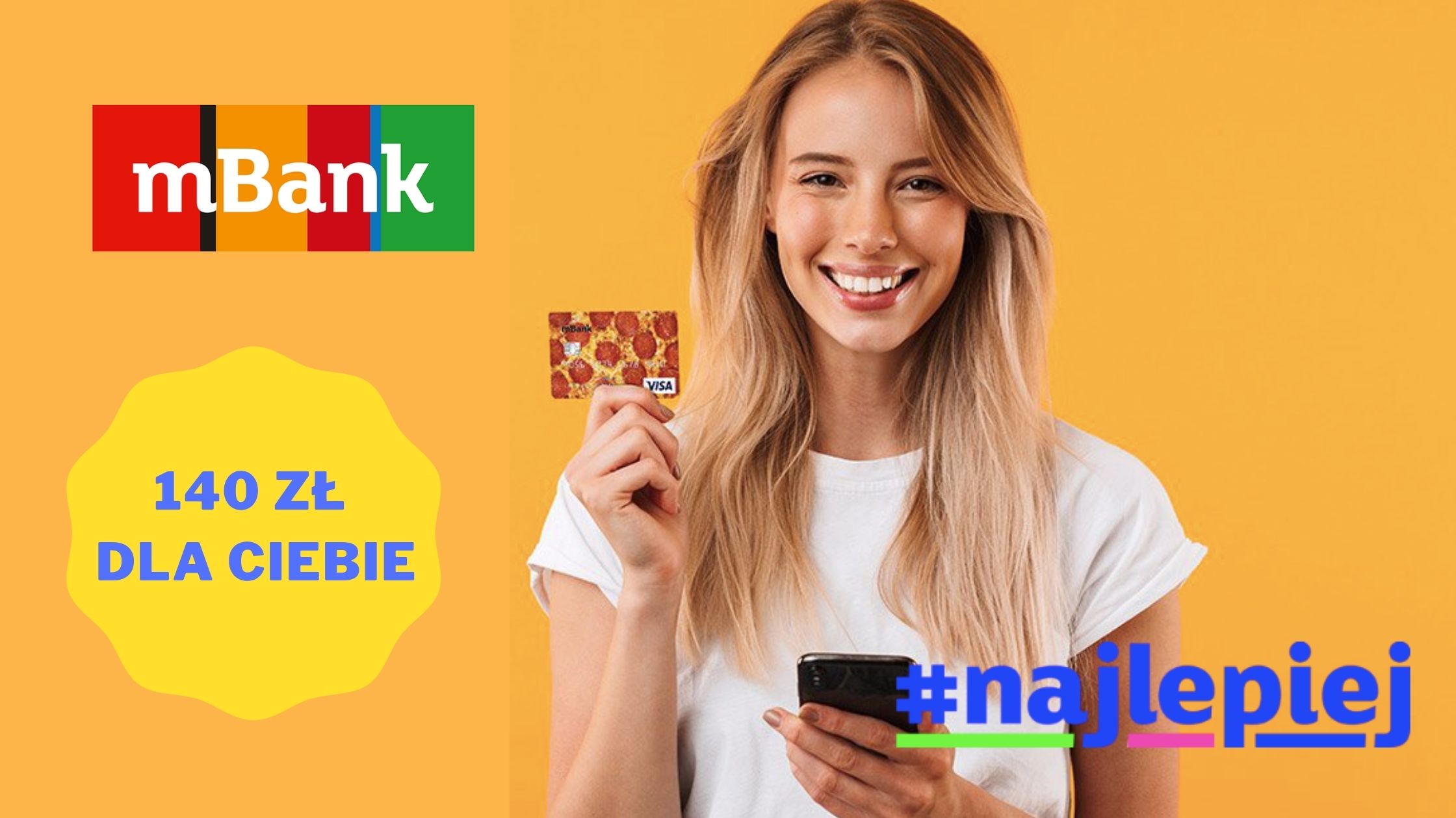 Konto dla młodych” Mbank - 100 zł na start