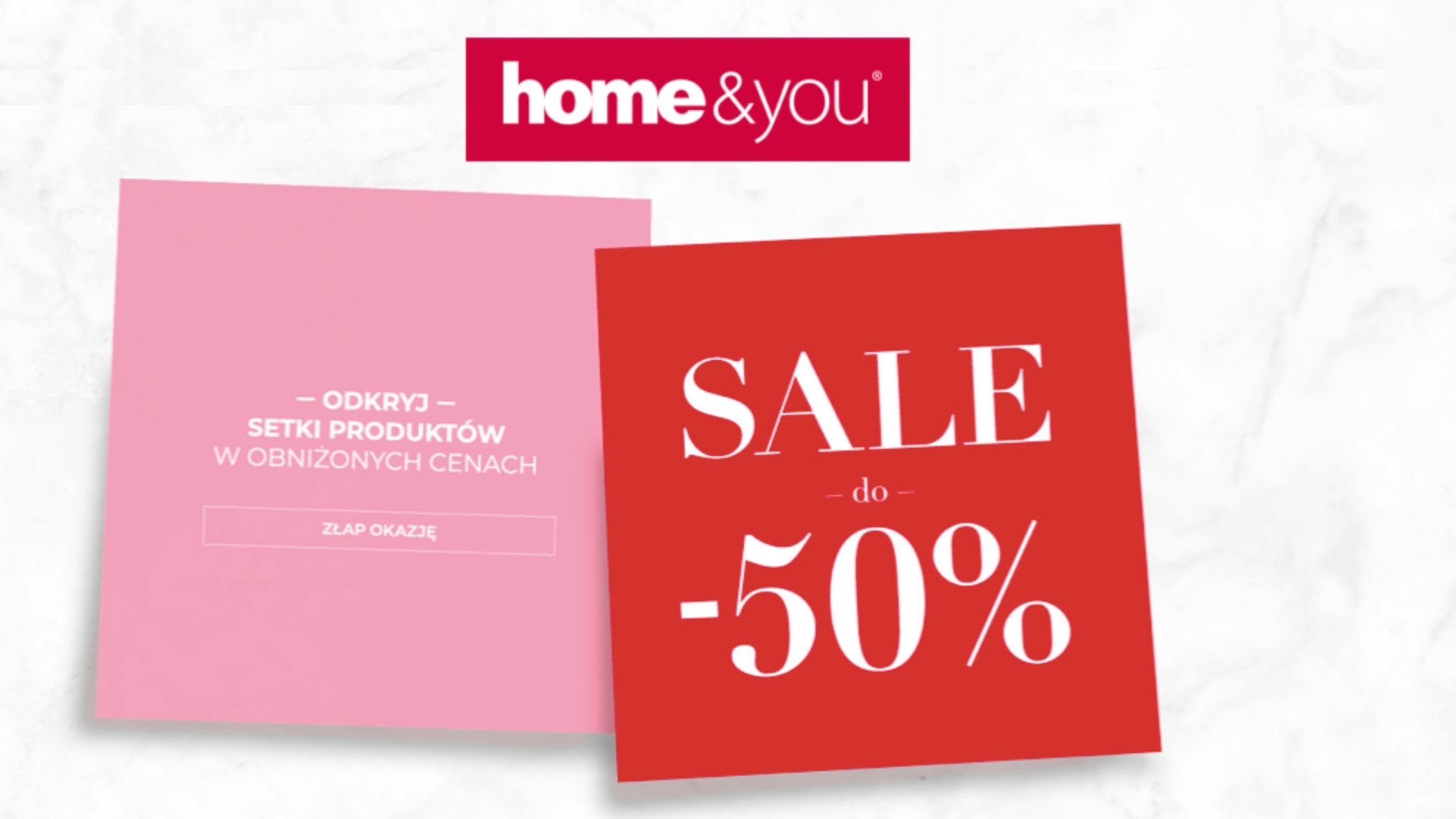 home & you - sale -50 %