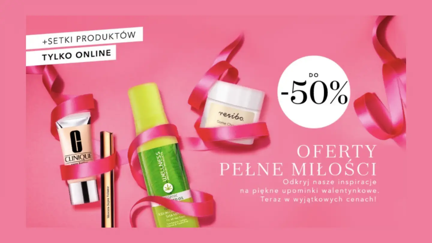 Oferta pełna miłości -50% Douglas