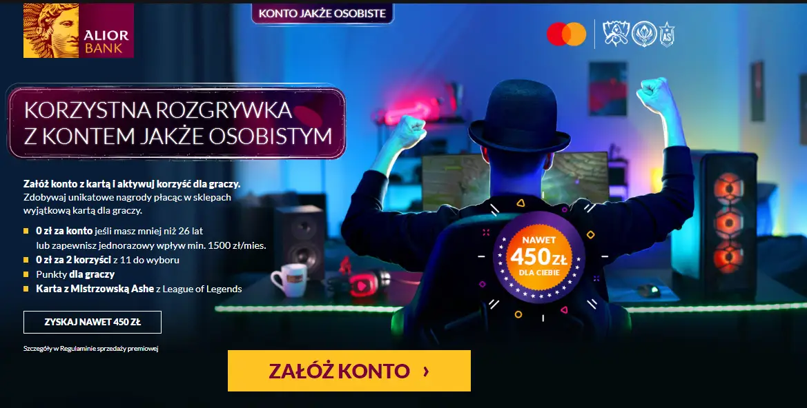 Alior -zyskaj 300 zł i załóż konto