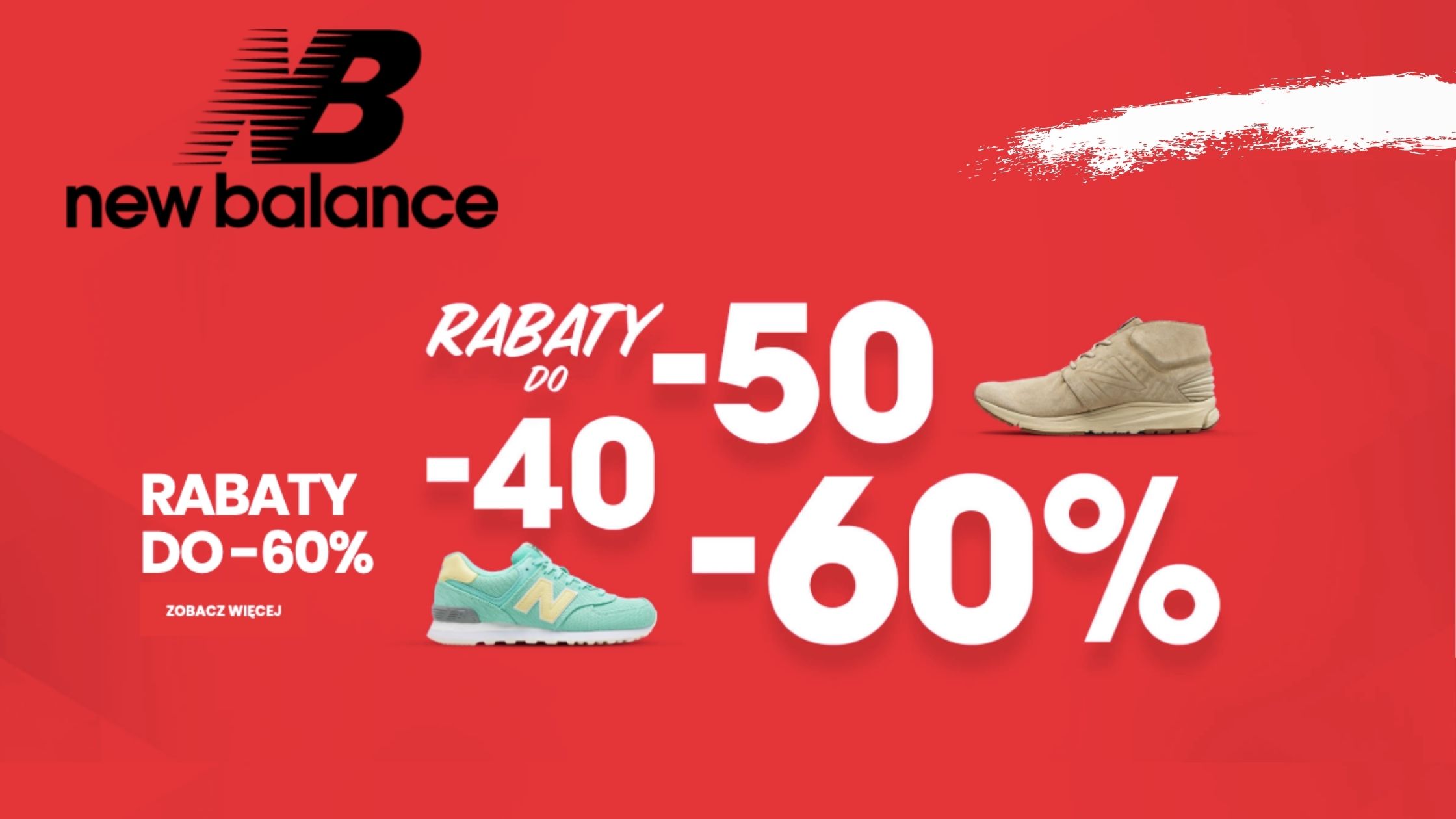 PROMOCJE Z NEW BALANCE DO - 60%