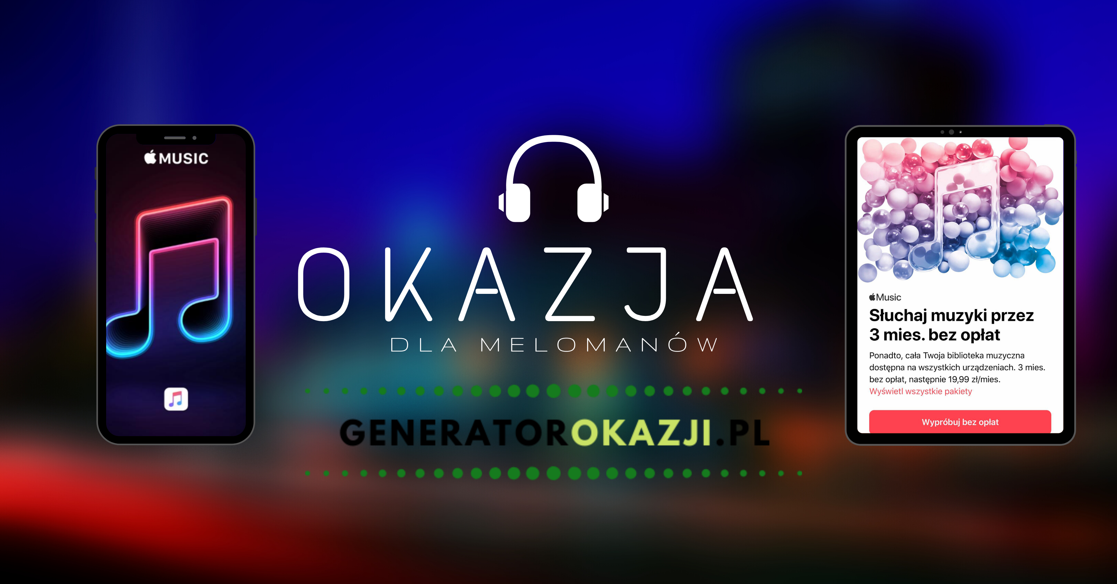 Apple Music 3 miesiące za darmo