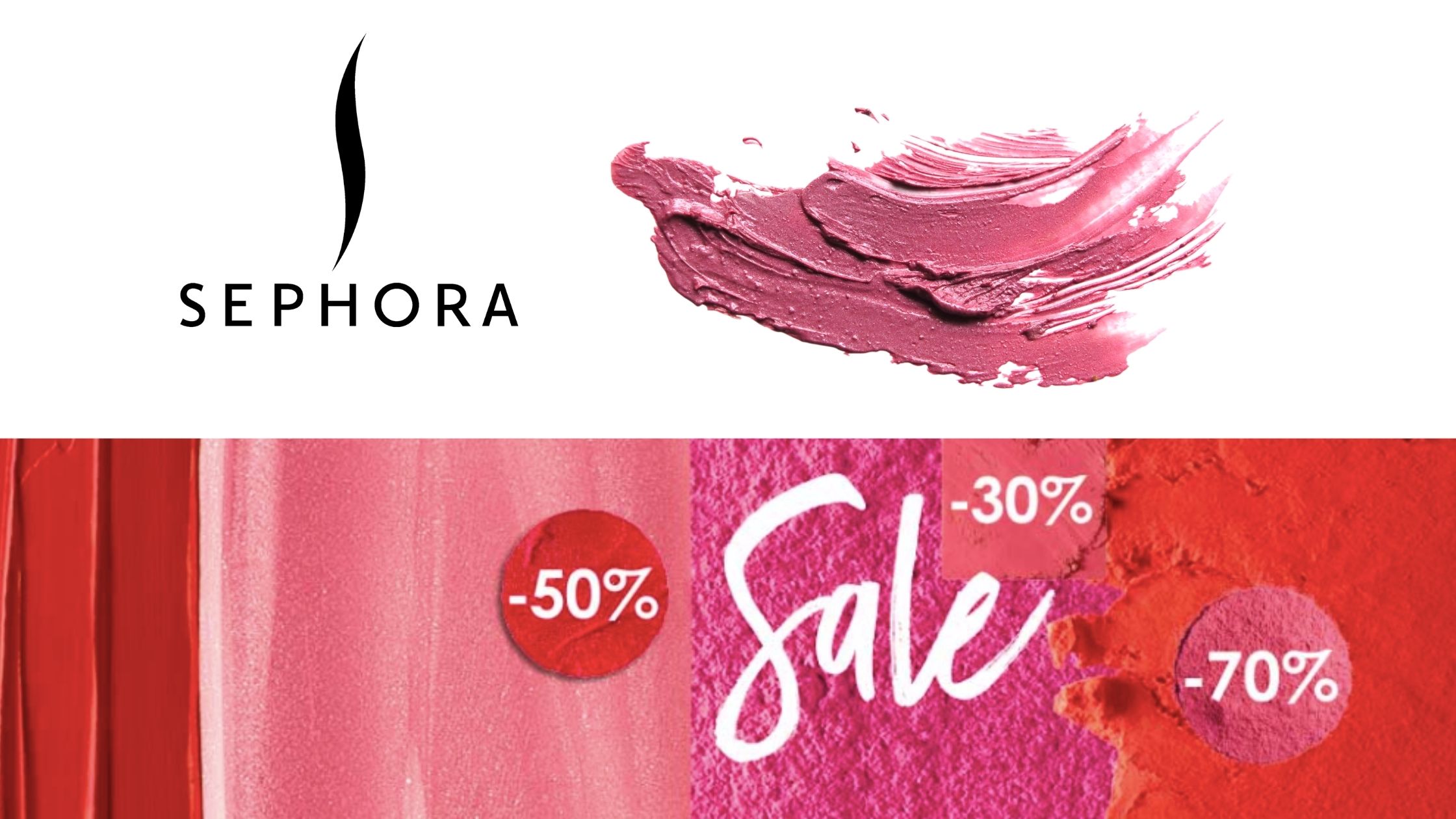 Wyprzedaże nawet do - 70 % z Sephora