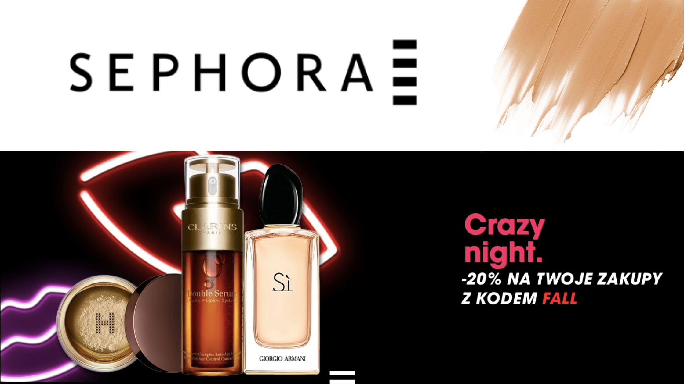 SEPHORA- ZYSKAJ - 20 %