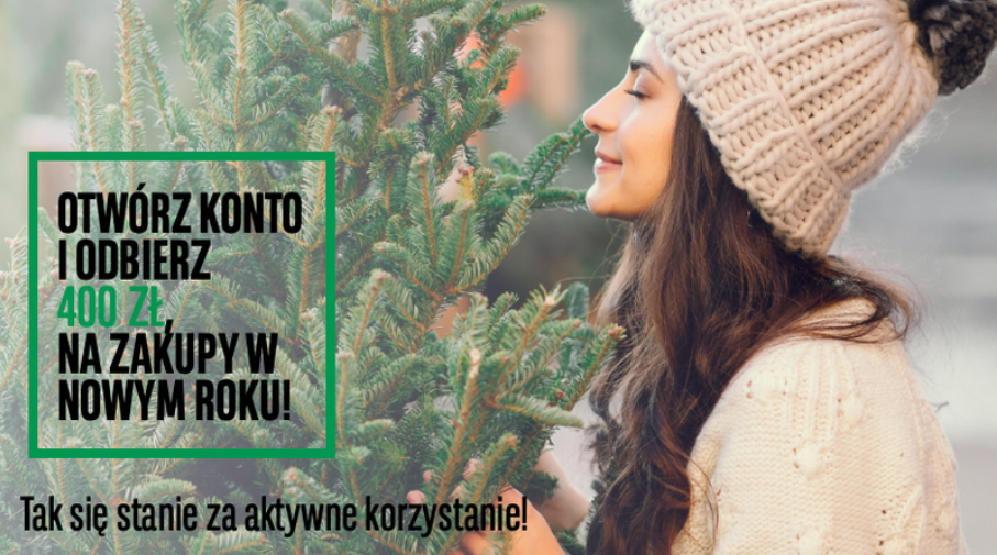 Konto Otwarte na Ciebie - 400 zł na zakupy